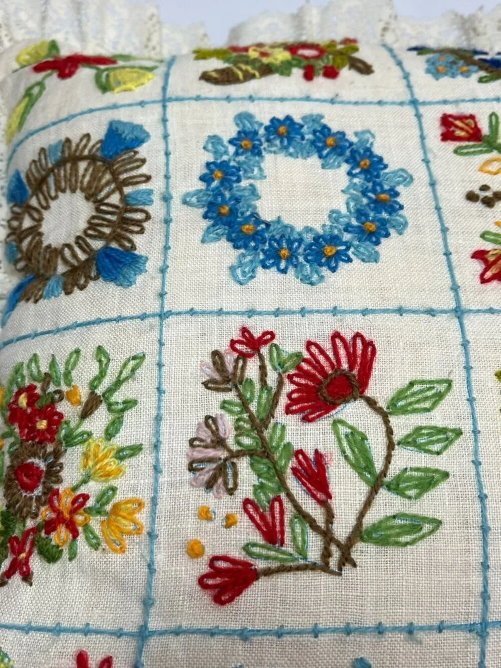 Handmade vintage floral